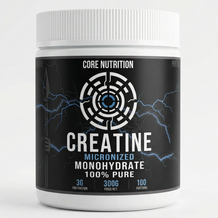 Dos du pot Core Nutrition Créatine Monohydrate